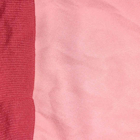 Worthington Coral Sweater with Chiffon Hem - Picture 9 of 12